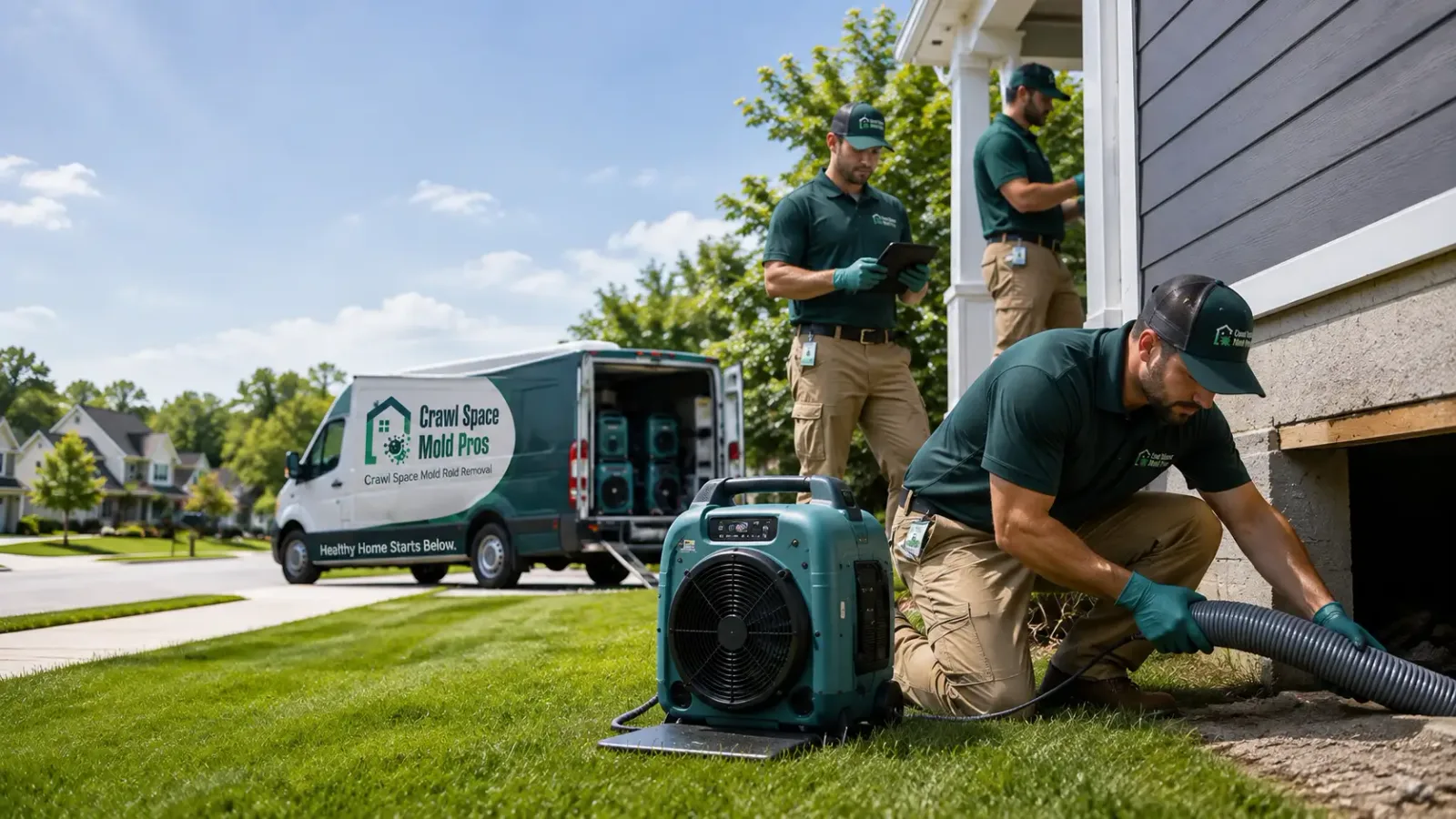 Crawl Space Mold Removal in Munith, MI
